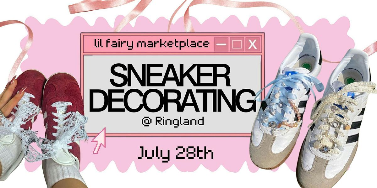 Sneaker Decorating at Ringland <3