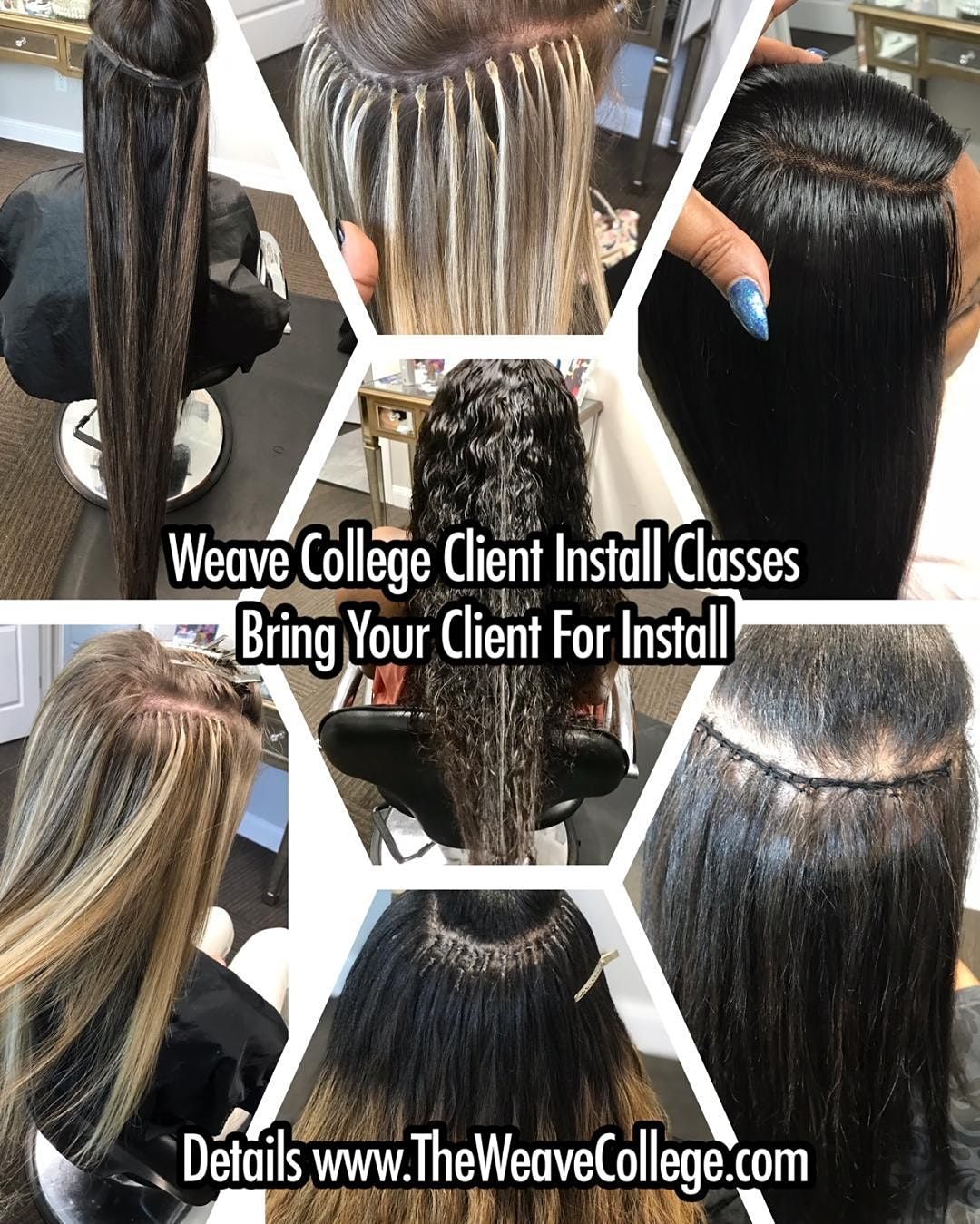Hair Extensions Install Class with Your Client Model - Washington DC