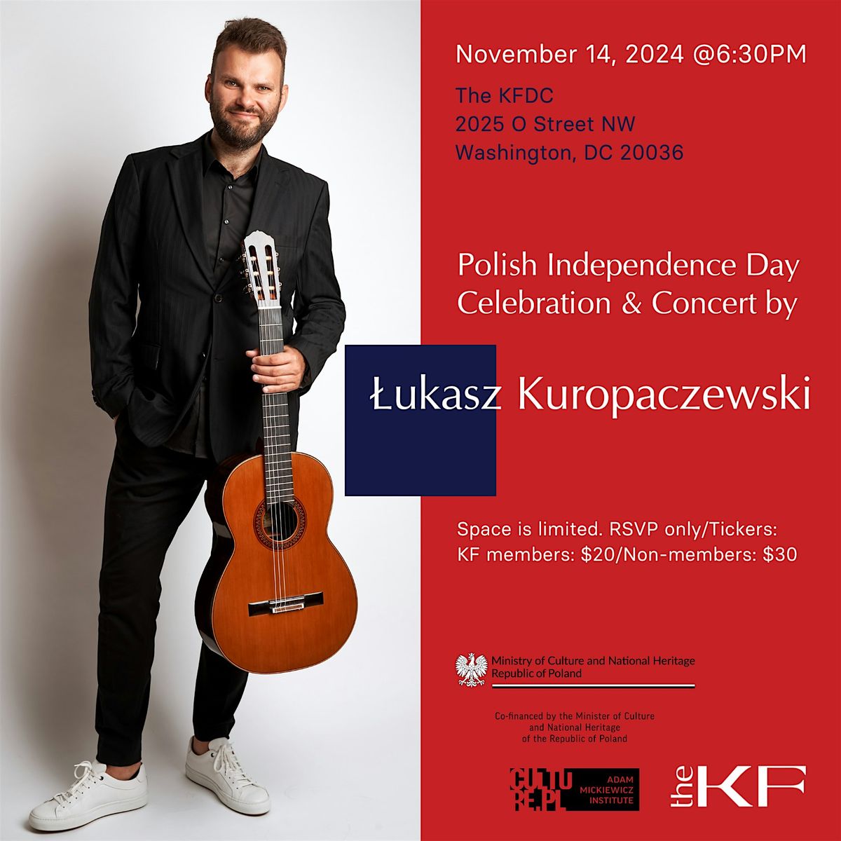 Polish Independence Day Celebration - Concert by \u0141ukasz Kuropaczewski