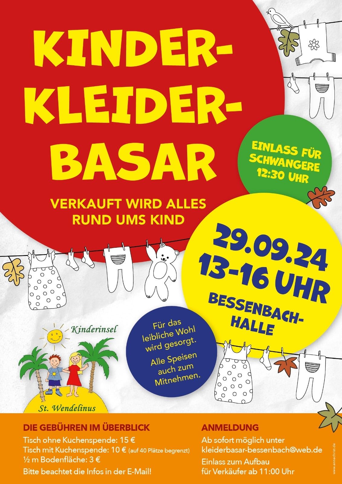 Kinderkleiderbasar in der Bessenbachhalle 