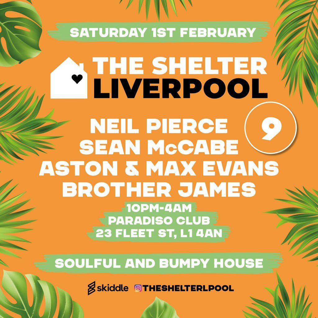 The Shelter Liverpool 9 Presents Neil Pierce & Sean McCabe