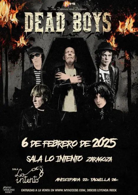 Dead Boys en Zaragoza