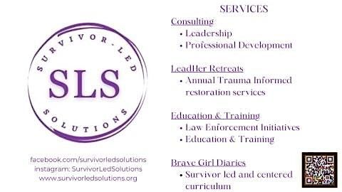 Survivor-Lead Solutions: Education Surrounding Human Trafficking