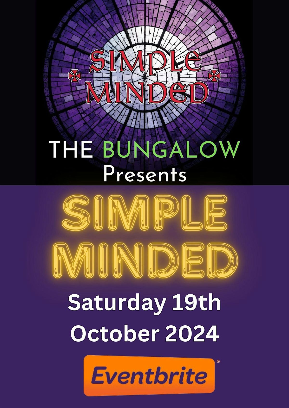 SIMPLE MINDED Tribute to Simple Minds