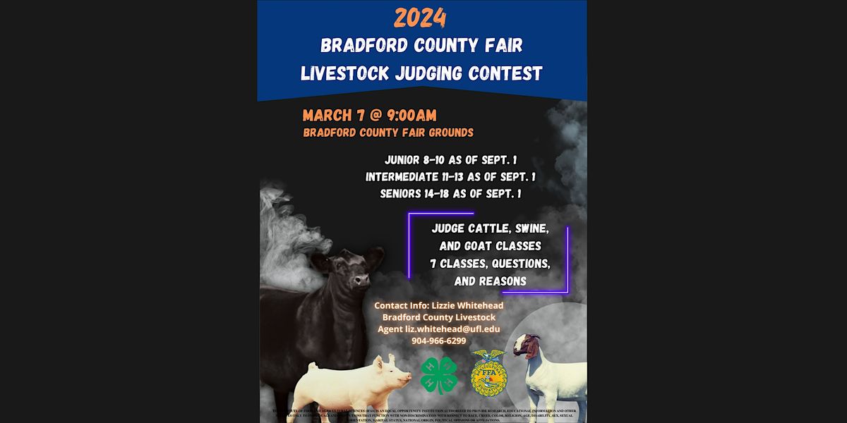 2024 Bradford County Fair Livestock Judging Contest, Bradford County