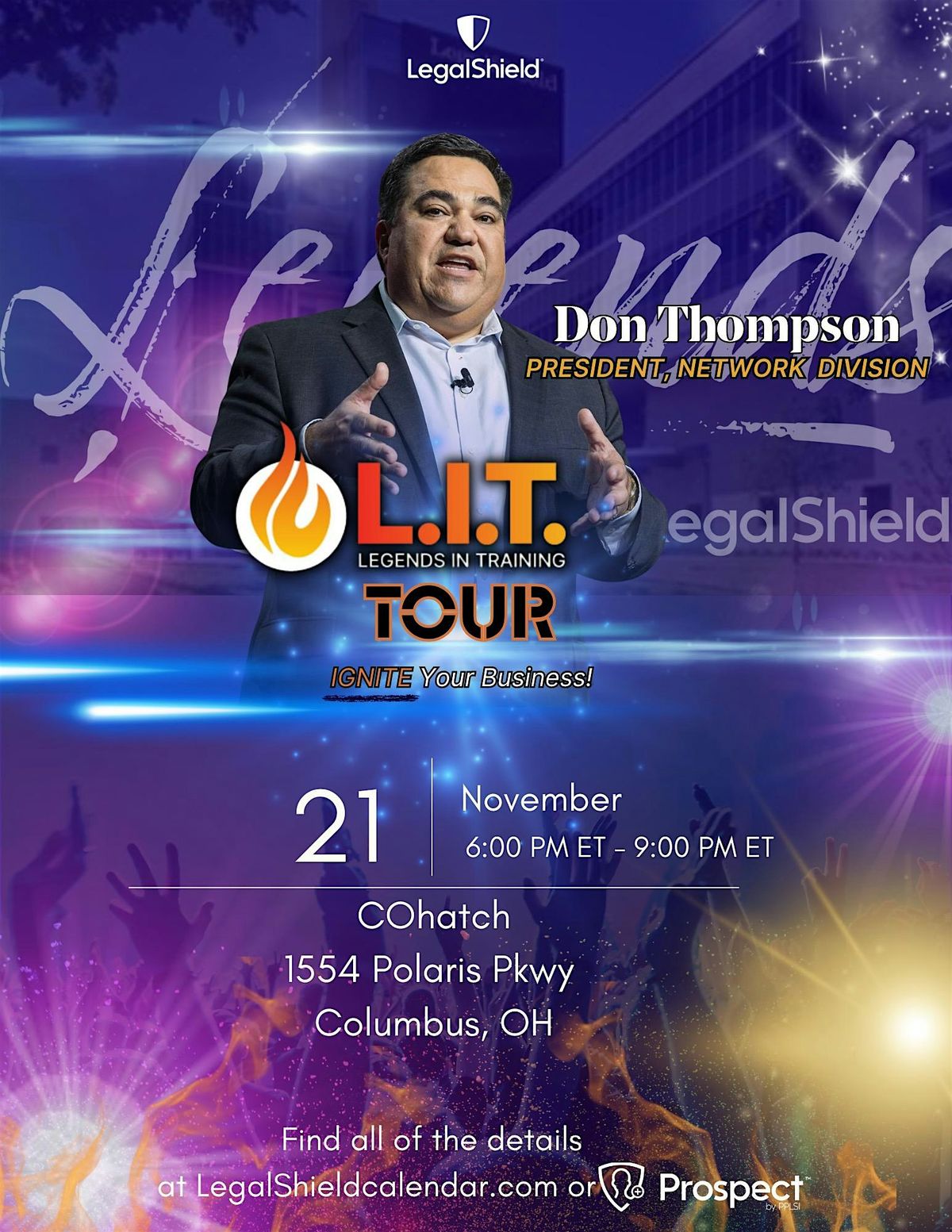 Columbus Ohio LIT Tour with Don Thompson