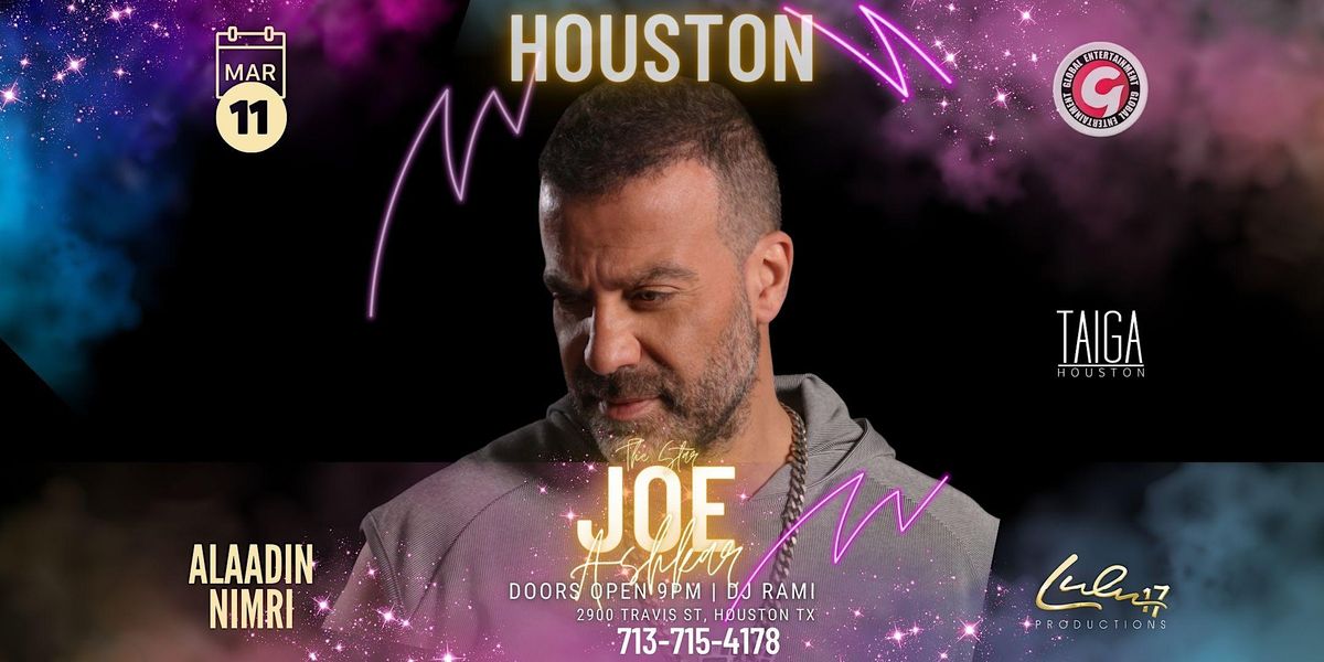 Joe Ashkar Concert in Houston TX | March 11, 2023