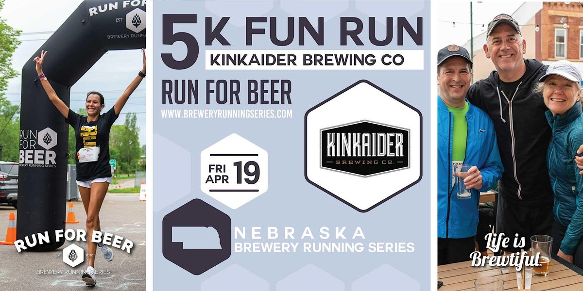 5k Beer Run x Kinkaider Brewing Co | 2024 Nebraska Brewery Running Series