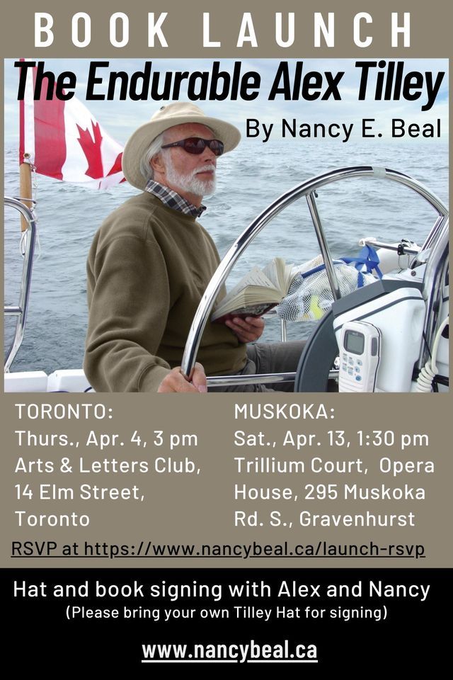 Toronto Book Launch - The Endurable Alex Tilley