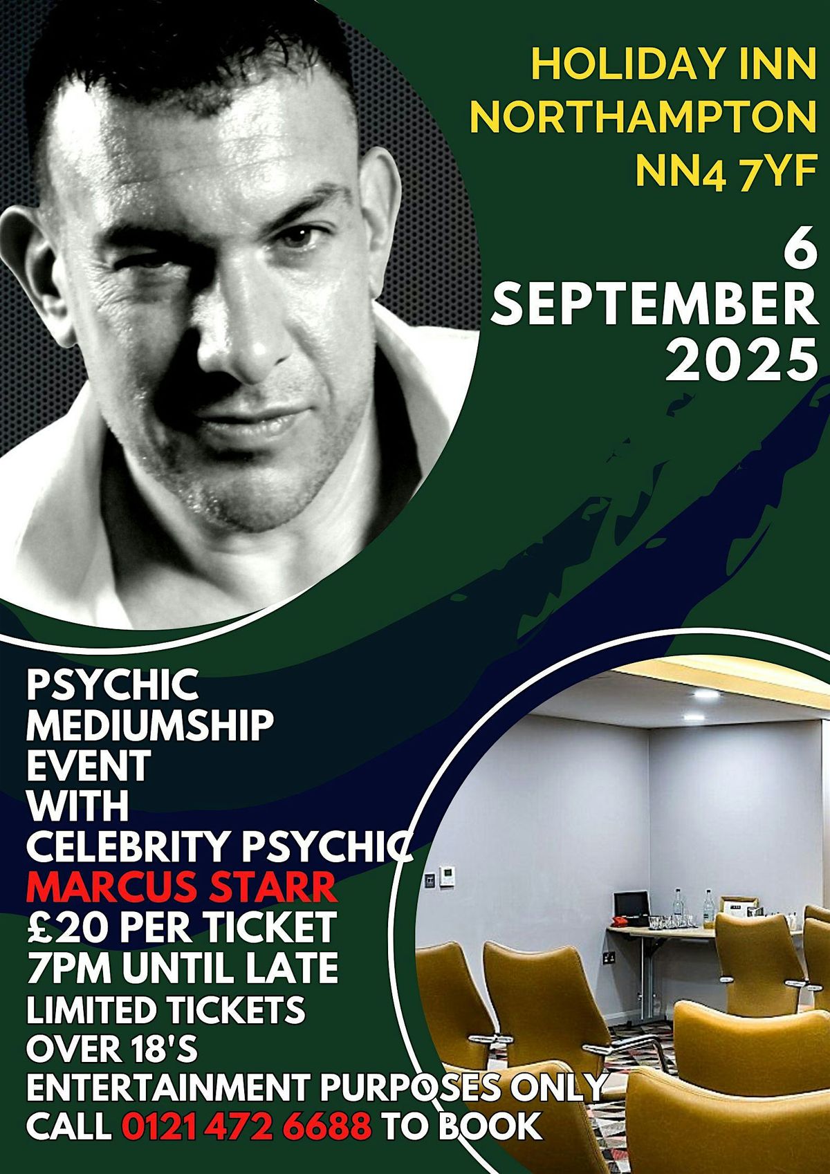 Psychic Mediumship Event with Marcus Starr @ Holiday Inn Northampton