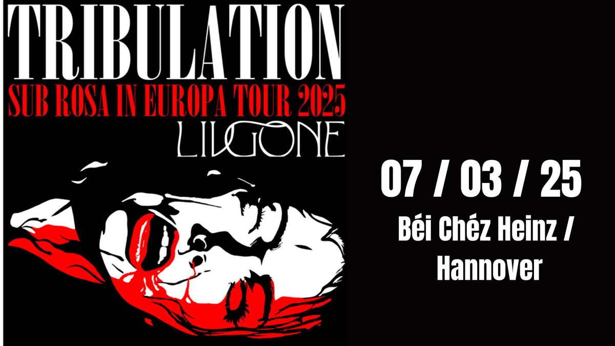 TRIBULATION & Special Guest: LIVGONE