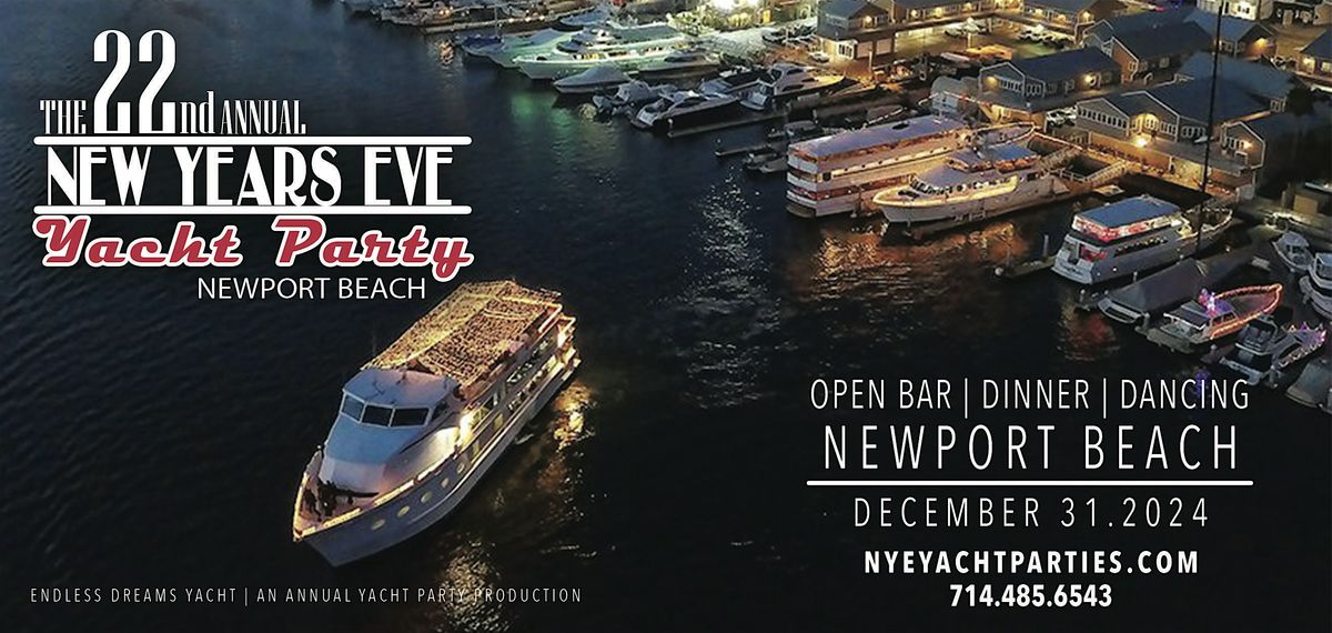 New Year's Eve Yacht Party - Newport Beach