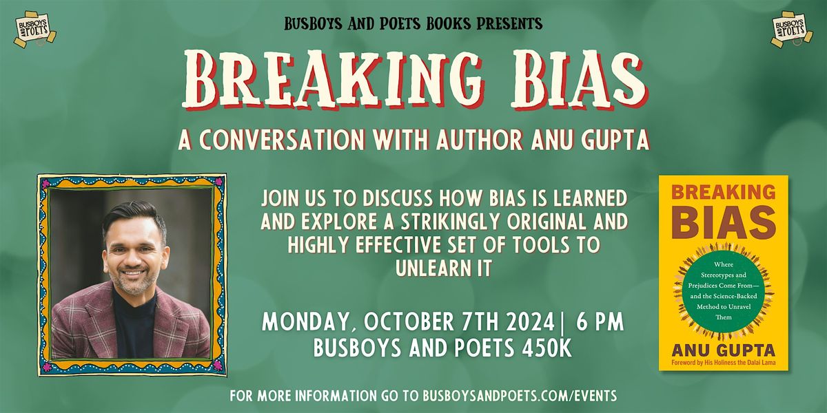 BREAKING BIAS | A Busboys and Poets Books Presentation