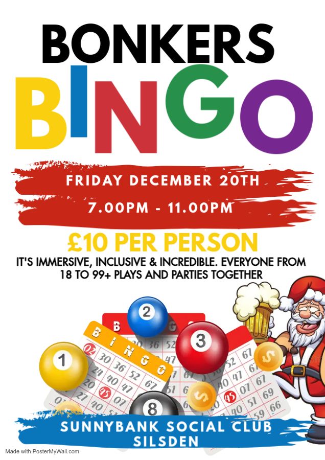 Christmas Bonkers Bingo