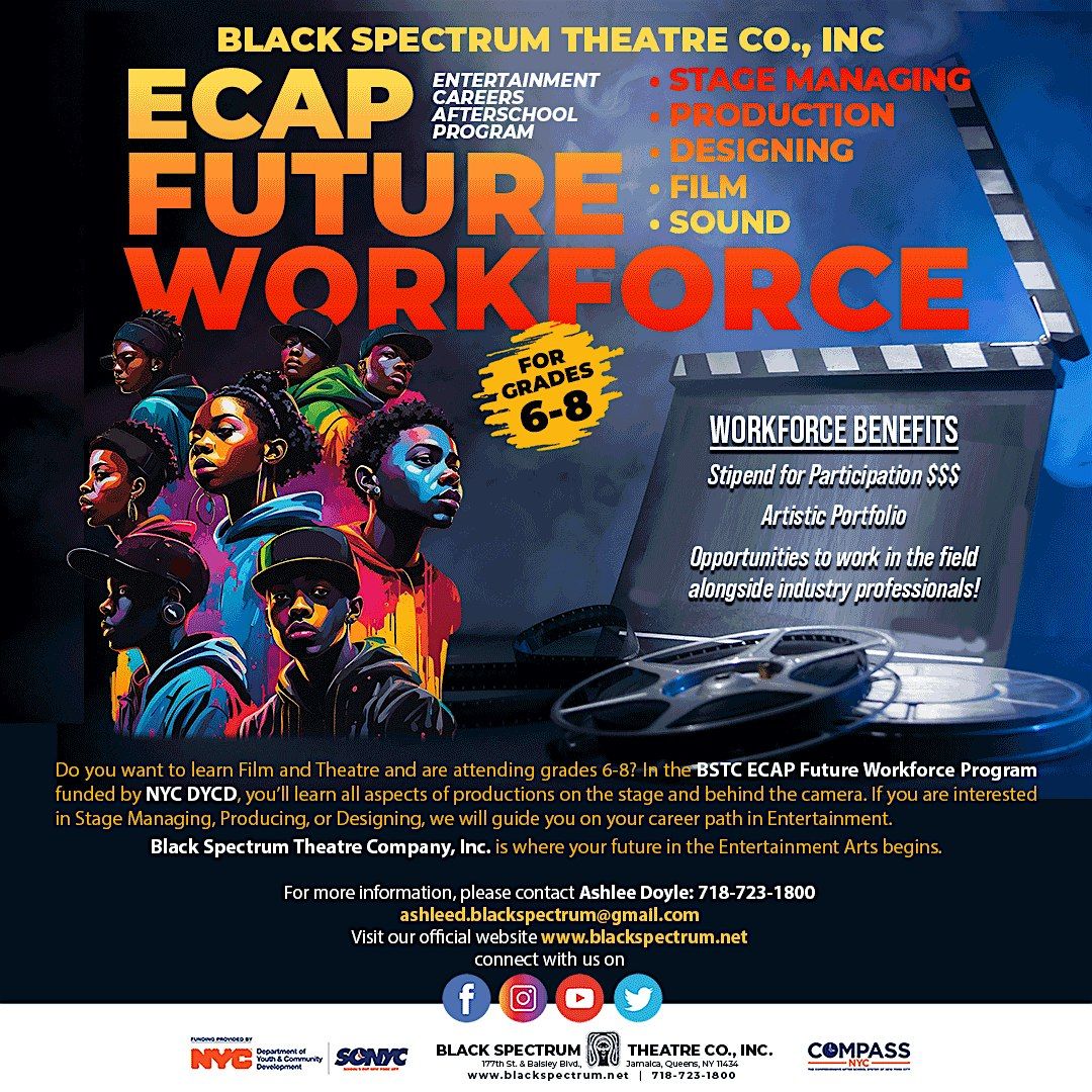 Entertainment Careers Afterschool Program ECAP Future Workforce Program
