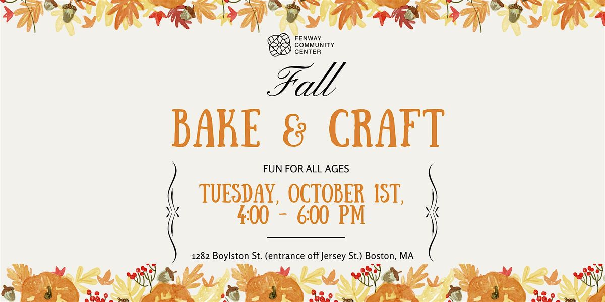 Fall Bake & Craft