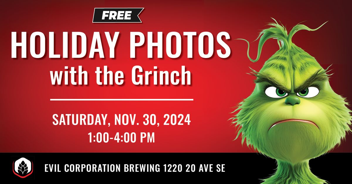 Free Holiday Photos with the Grinch