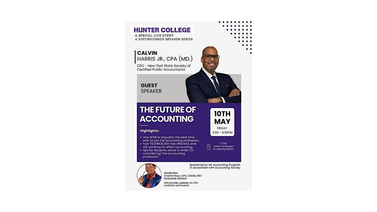 Hunter College - A Distinguished Speaker Series Event: Calvin Harris