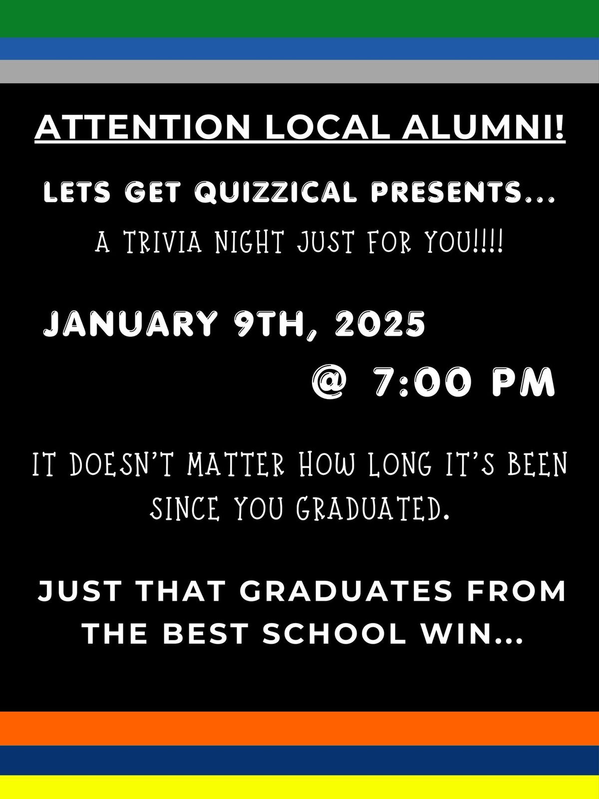 CLOVERLEAF LOCAL ALUMNI TRIVIA