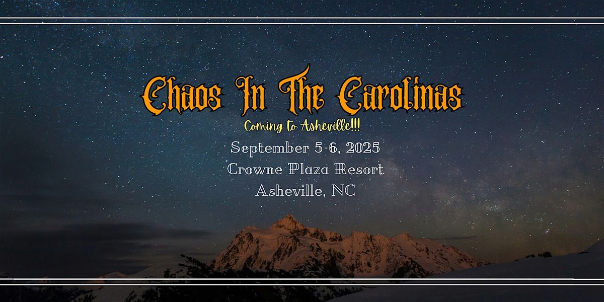 Chaos in the Carolinas Author Event 2025