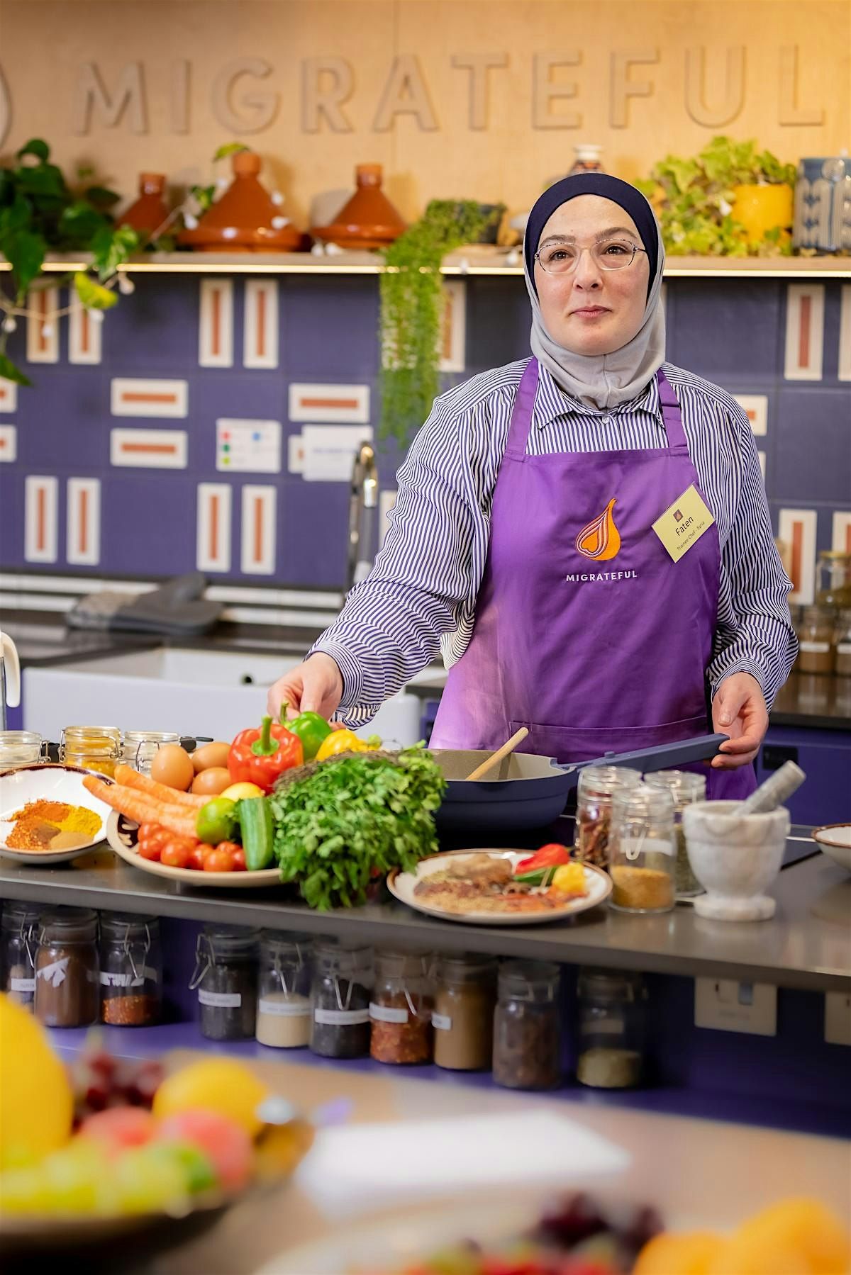 Syrian Cookery Class with Faten | Veg Friendly  | LONDON | Cookery School