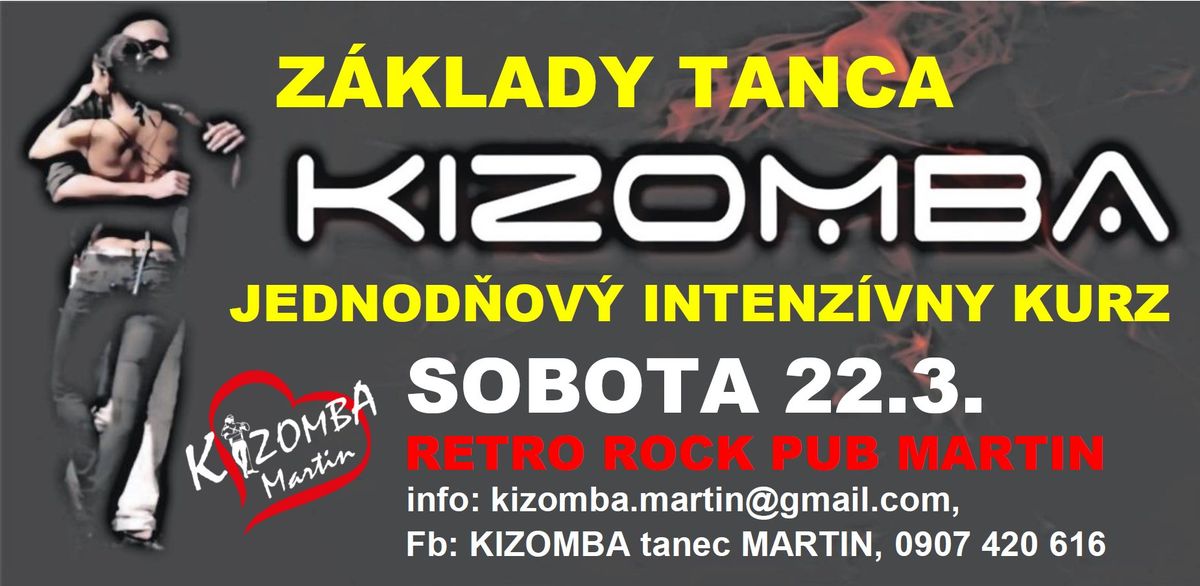 KIZOMBA - Z\u00c1KLADY TANCA - jednod\u0148ov\u00fd intenz\u00edvny kurz