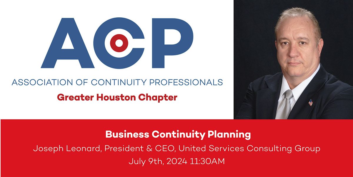 Business Continuity Planning with Joseph Leonard