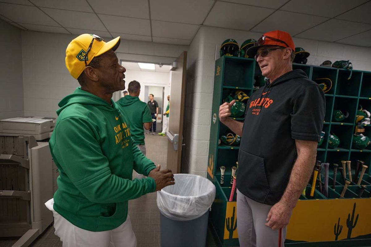 Spring Training - Athletics at San Francisco Giants