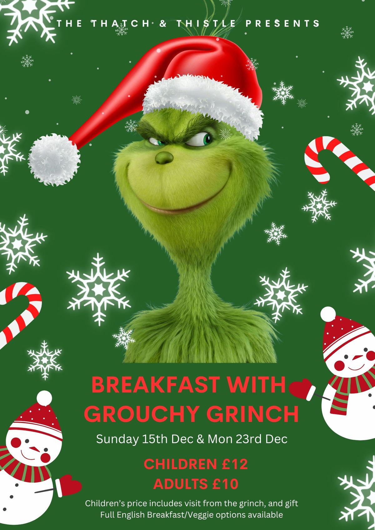 Breakfast with Grouchy Grinch