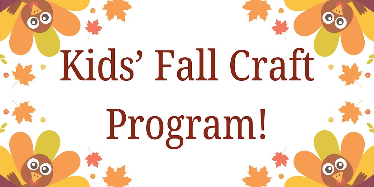 Fall Crafting for Kids