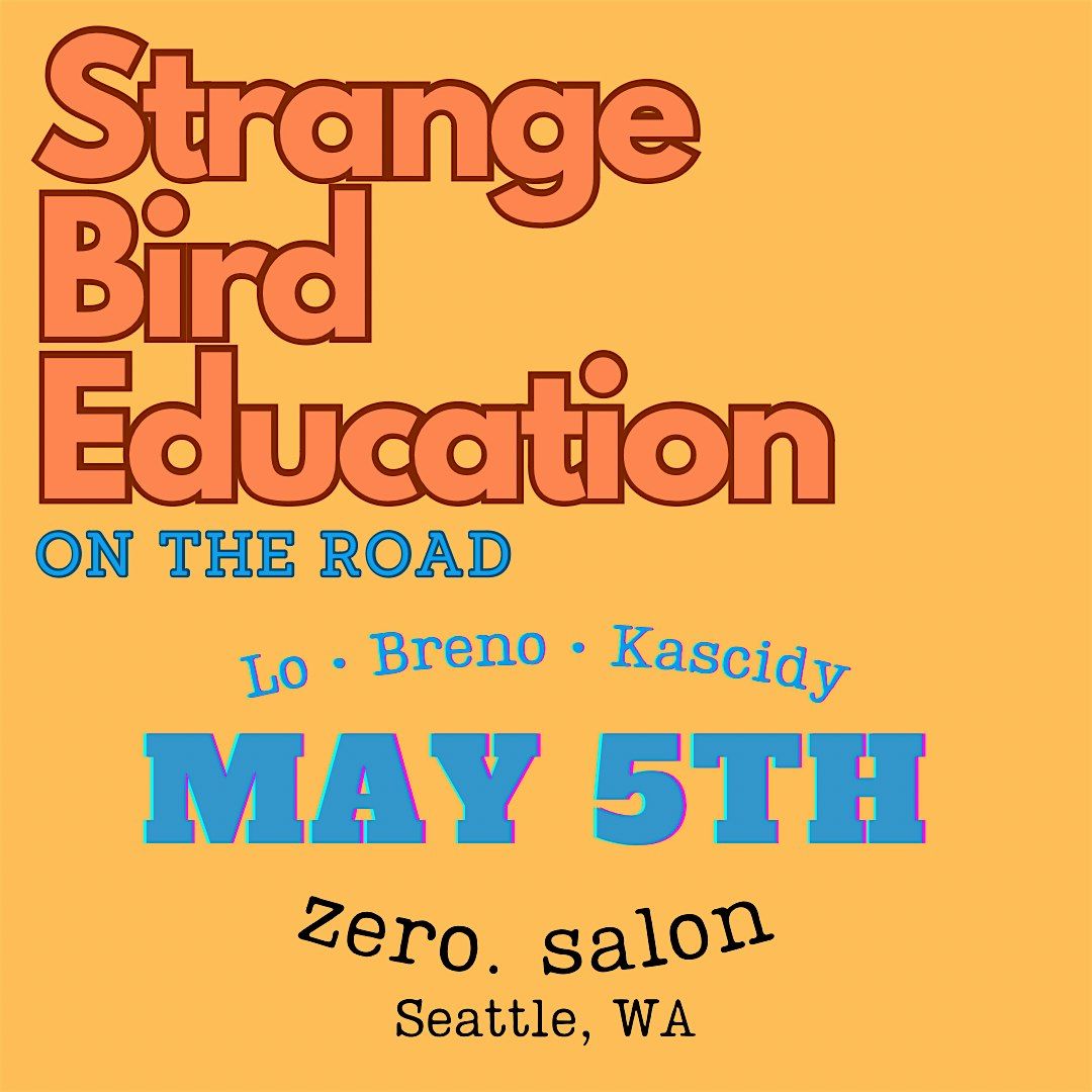 Strange Bird Cutting Workshop at zero. Seattle