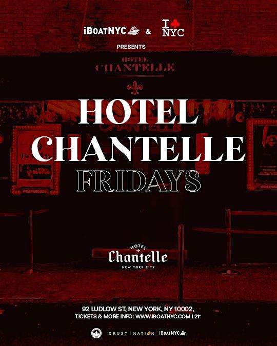 Fridays at Hotel Chantelle - Hip-Hop & R&B Rooftop Party NYC