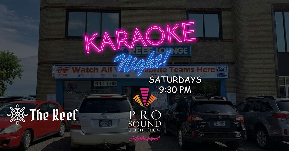 Karaoke - Saturdays at The Reef