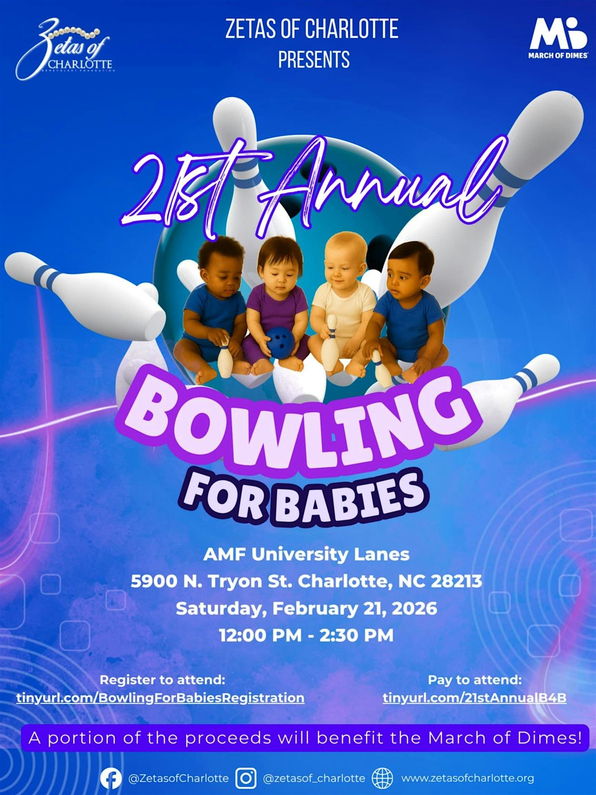 21st Annual Bowling for Babies Tournament
