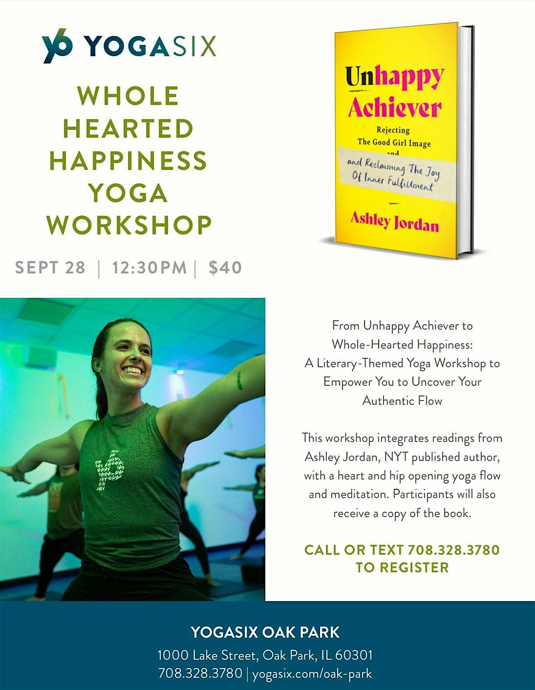 WHOLE HEARTED HAPPINESS YOGA WORKSHOP