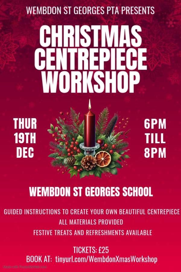 Christmas Centrepiece Workshop