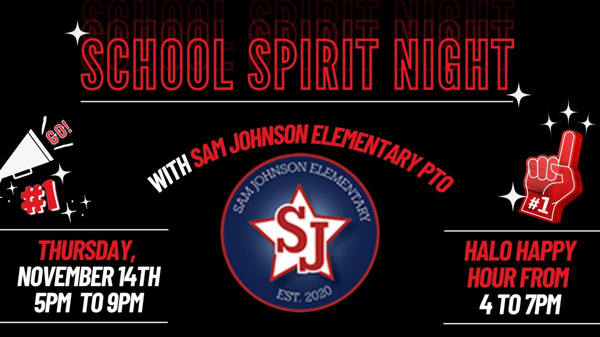 School Spirit Night -  Sam Johnson Elementary PTO