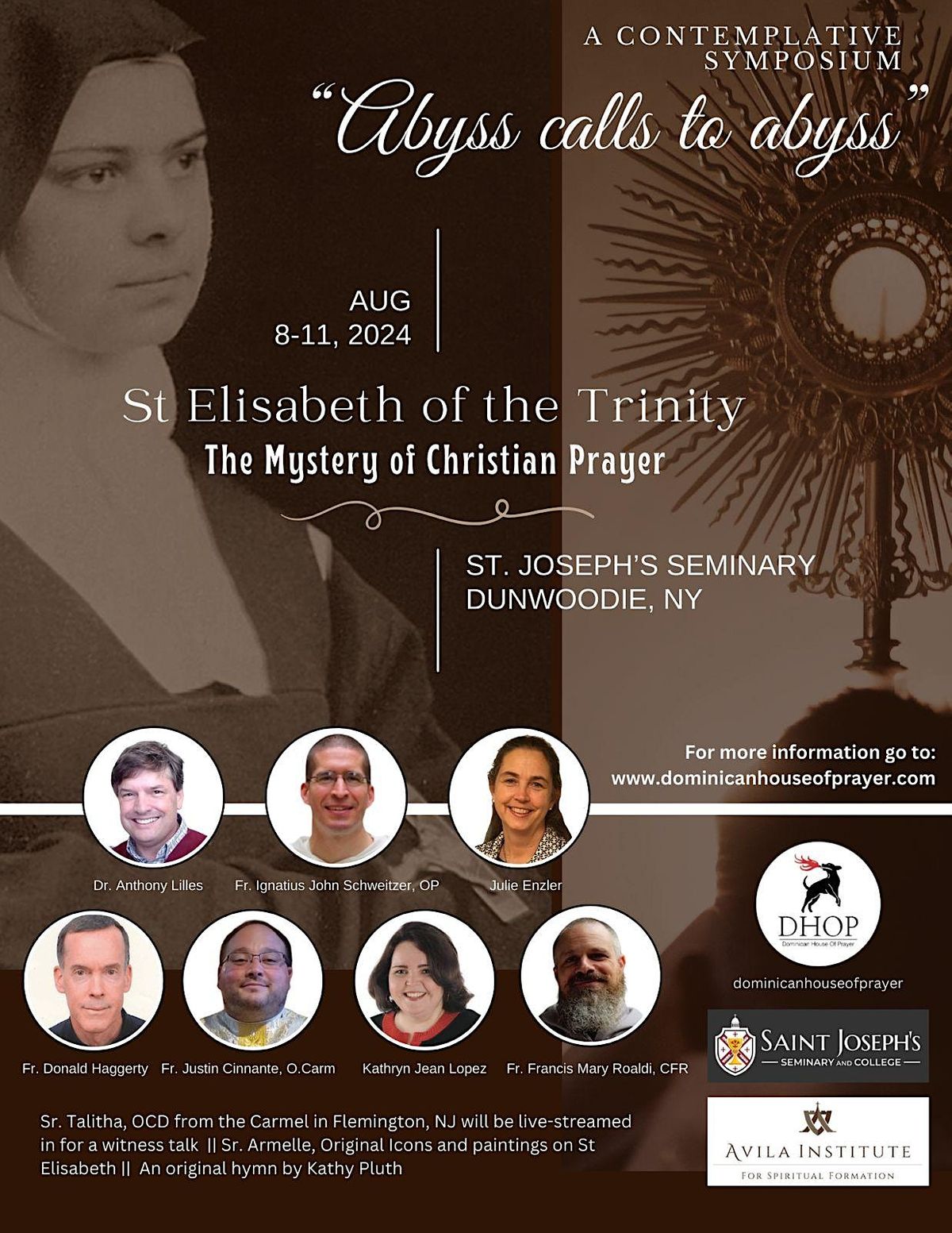 \u201cSaint Elisabeth of the Trinity: The Mystery of Christian Prayer" Symposium