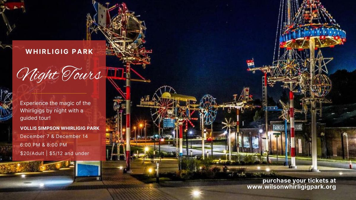 Whirligig Park Night Tours - A Holiday Flashlight Adventure