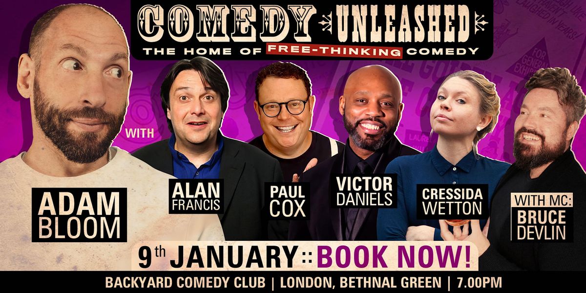 Adam Bloom at Comedy Unleashed, Backyard Comedy Club, London, 9 January ...