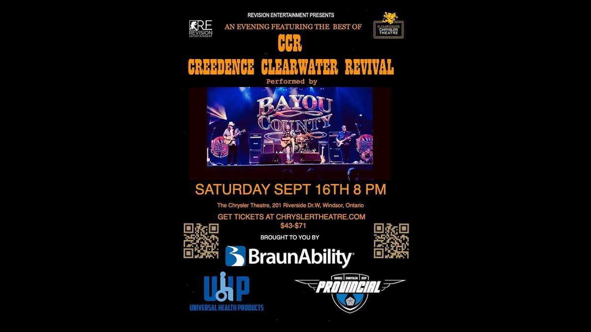 Bayou County - An Evening Featuring the Best of Creedence Clearwater Revival at Lexington Music Theatre