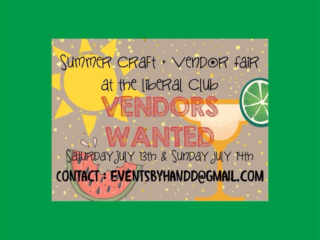 2 Day Summer Craft & Vendor Fair