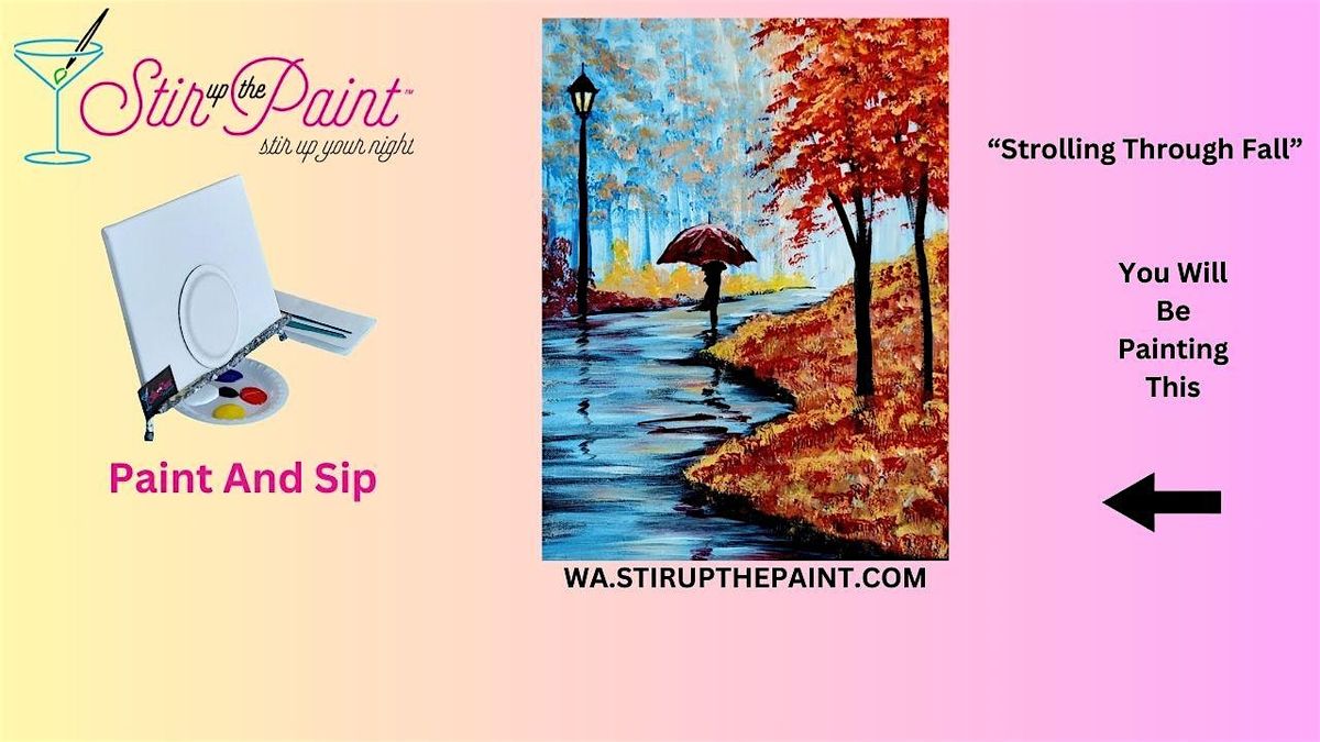 Bellevue Paint and Sip, Paint Party, Paint Night  With Stir Up The Paint