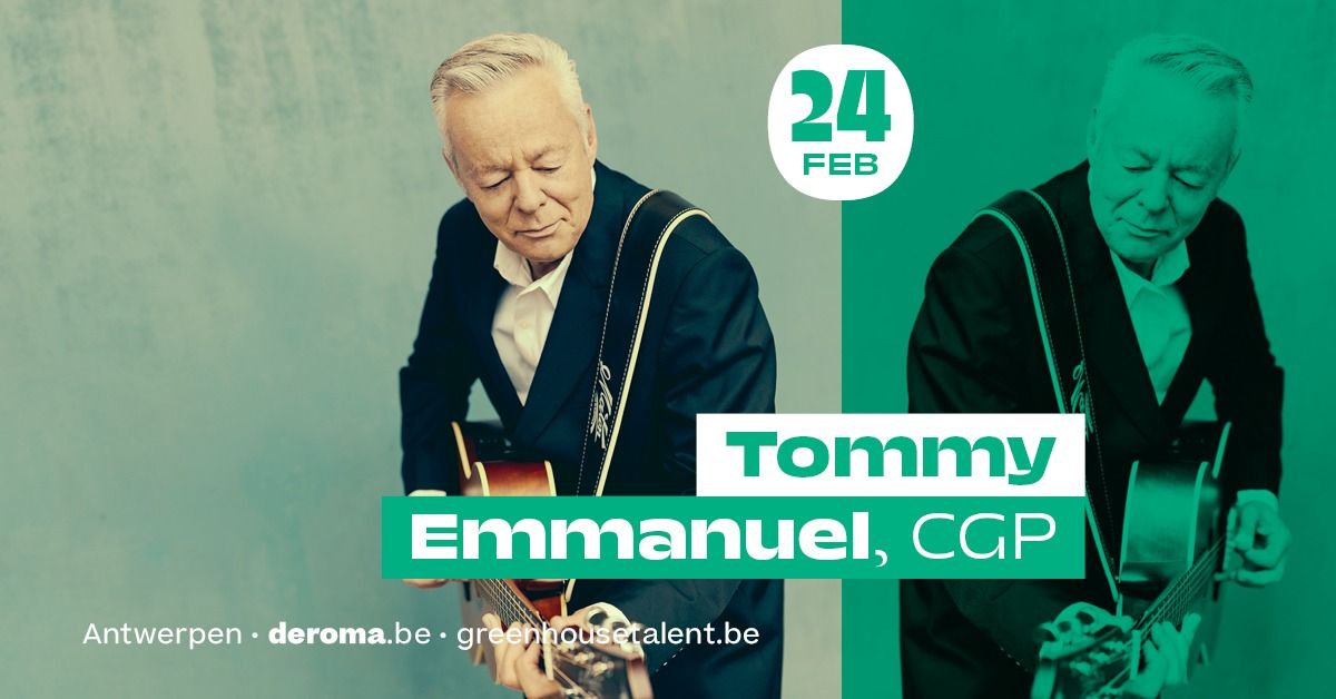 Tommy Emmanuel, CGP, in De Roma