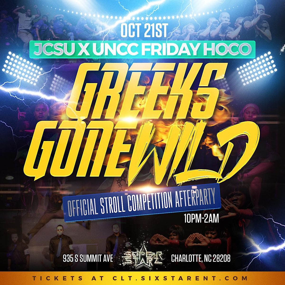 JCSU X UNCC Friday Hoco: Greeks Gone Wild Official Stroll Comp Afterparty