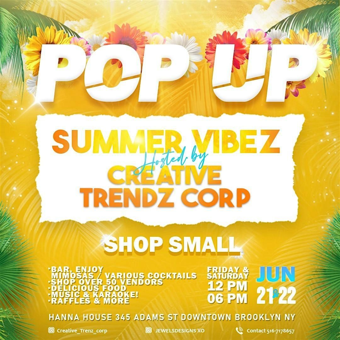Summer Vibez Shop Small Pop Up