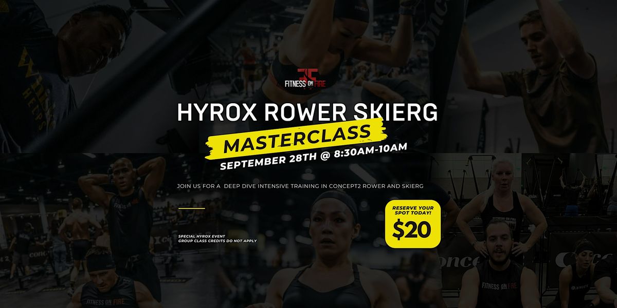 Hyrox Rower & SkiErg Master Class