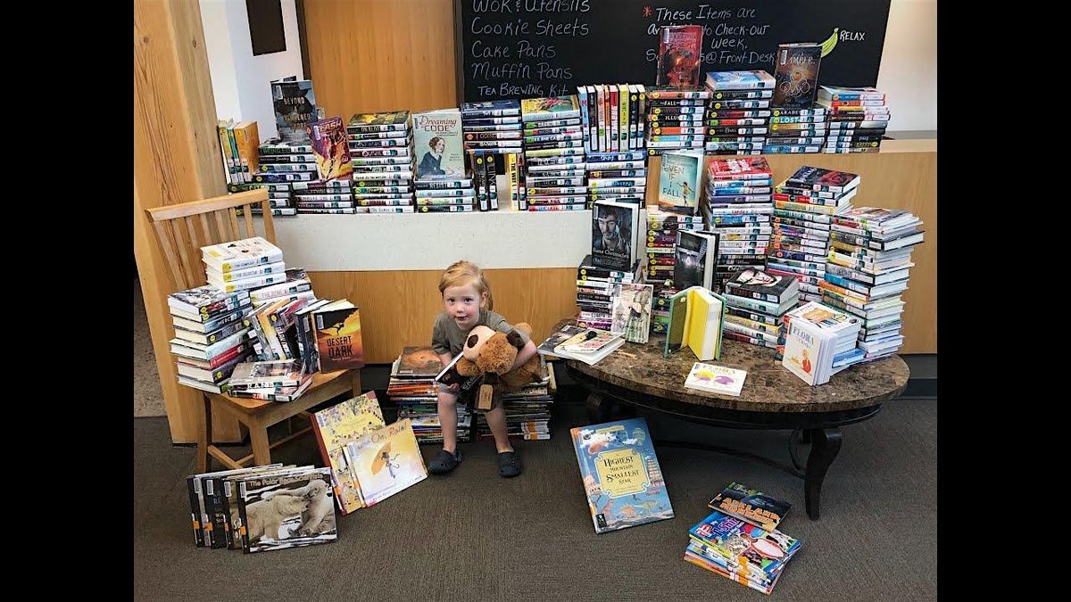 Donating tables, chairs and books to poor children in Oakville