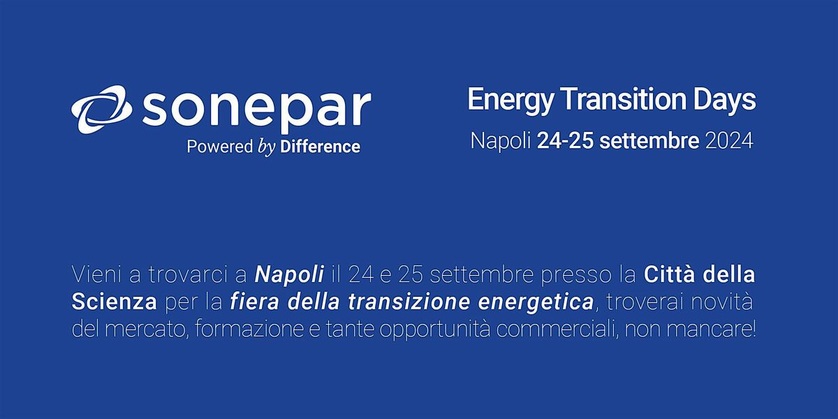 Energy Transition Days Napoli