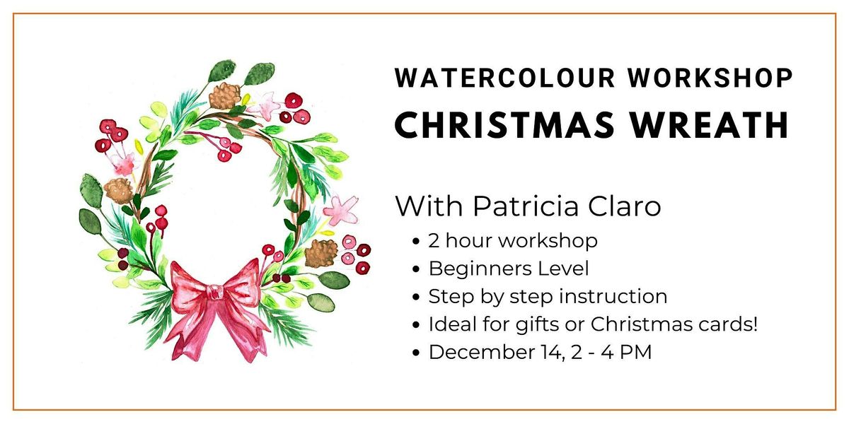 Watercolour: Christmas Wreath